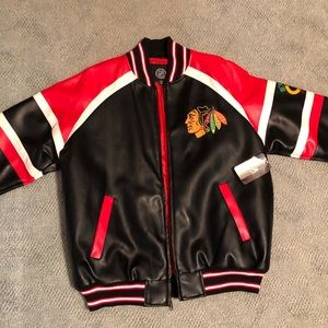 NHL Chicago Blackhawks PVC jacket NWT